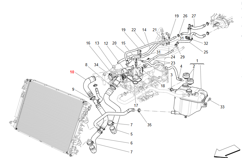 Maserati GranTurismo GranCabrio Sleeve OEM 294684