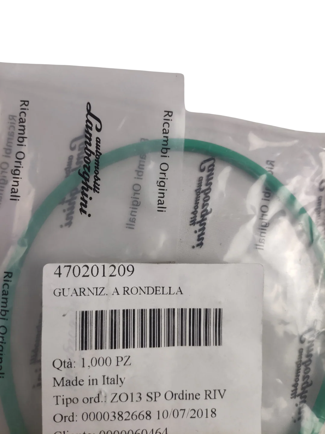 Lamborghini Aventador Centenario Seal Ring OEM 470201209
