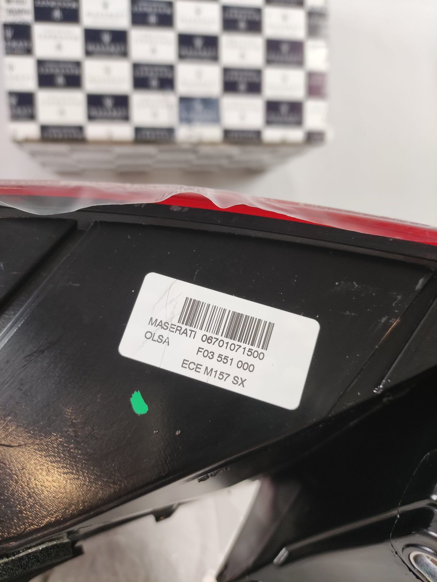 Maserati Ghibli Rear LH Fixed Tail Light OEM 670107150