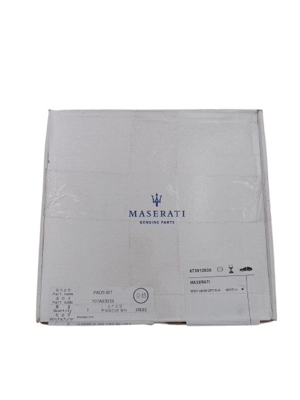 Maserati Levante Front Brake Pads Kit M161 5l OEM 673012038