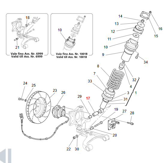 Maserati GranTurismo GranCabrio Ball Joint OEM 157630