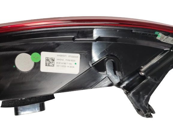 Maserati GranTurismo A290 Right Rear Outer Tail Light OEM 6702933060
