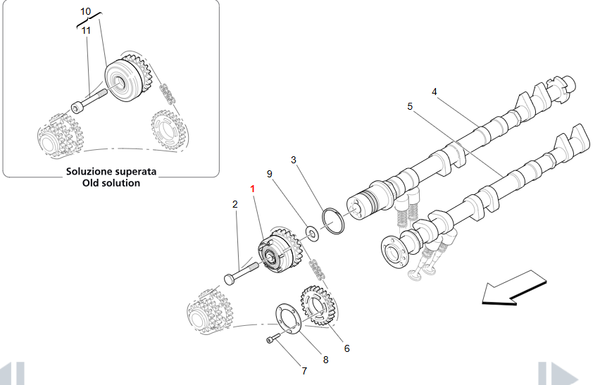 Maserati GranTurismo GranCabrio Timing Variator OEM 248019