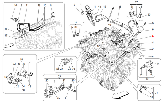 Maserati GranTurismo GranCabrio Spark Plug With Sus Gasket OEM 310235