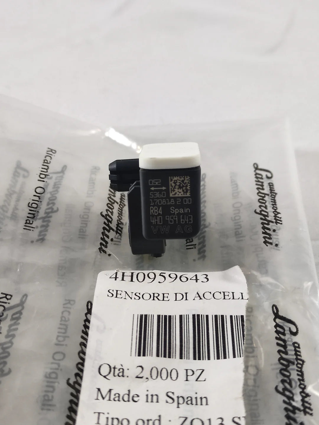 Lamborghini Huracan Acceleration Sensor OEM 4H0959643