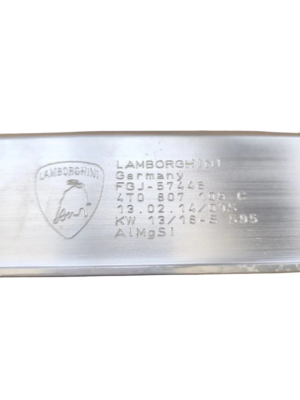 Lamborghini Huracan LP610-4 Front Bumper Bar OEM 4T0807109C