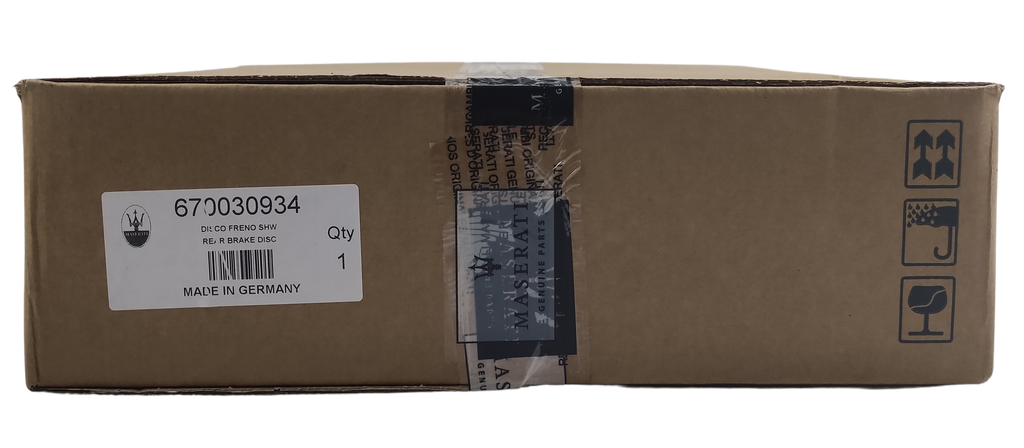 Maserati Quattroporte Ghibli Rear Brake Disc OEM 670030934