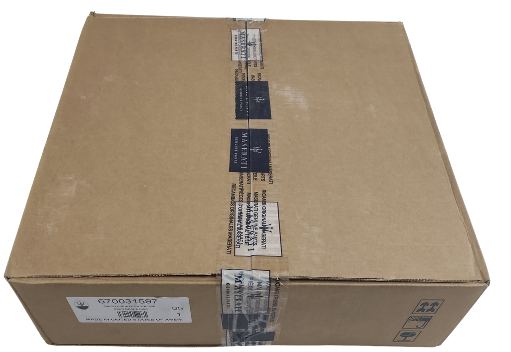 Maserati Quattroporte Ghibli Rear Brake Disc OEM 670031597