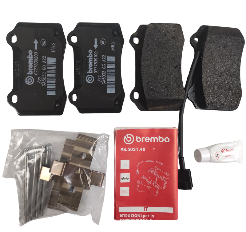 Maserati Ghibli Rear Brake Pads Kit M156-57 OEM 673012039