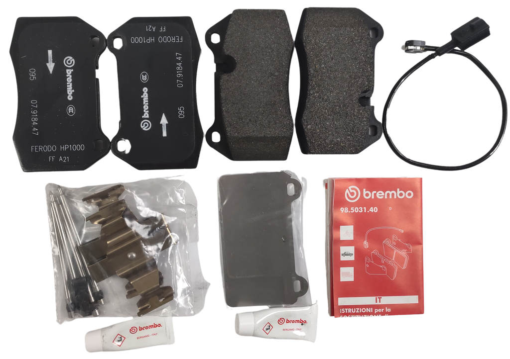 Maserati GranTurismo Quattroporte Front Brake Pads Kit M139 Cc OEM 673012042
