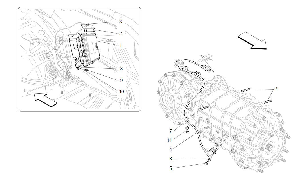 Maserati GranTurismo F1 M145-ol E.c.u. (cfc301) OEM 980002117