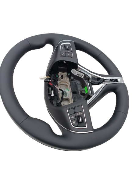 Maserati Quattroporte Ghibli Steering Wheel Black + Burl OEM 670149934
