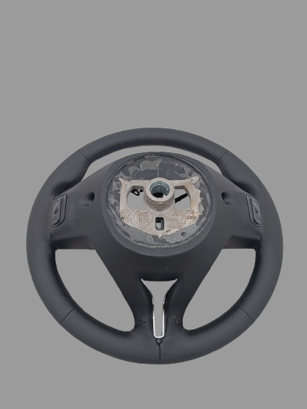 Maserati Quattroporte Ghibli Steering Wheel Black + Burl OEM 670149934