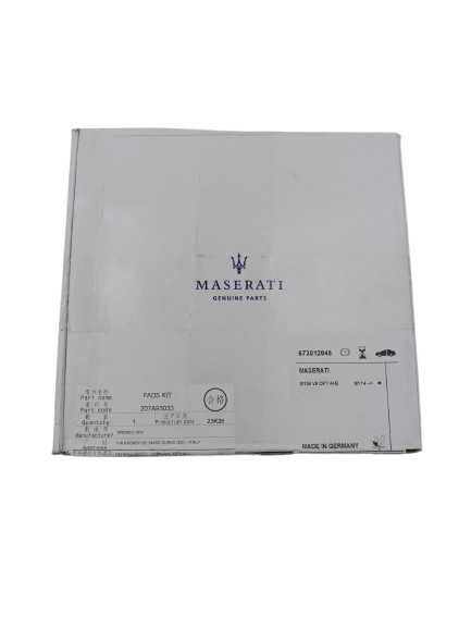 Maserati Quattroporte Front Brake Pads Kit M156 V8 OEM 673012045