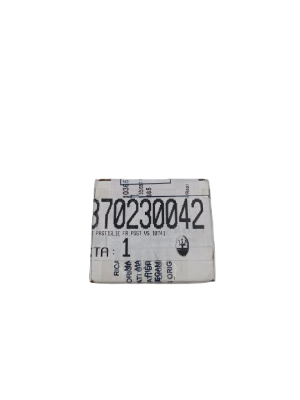 Maserati R.brake Pads Vs 10741-f.c:04 OEM 370230042