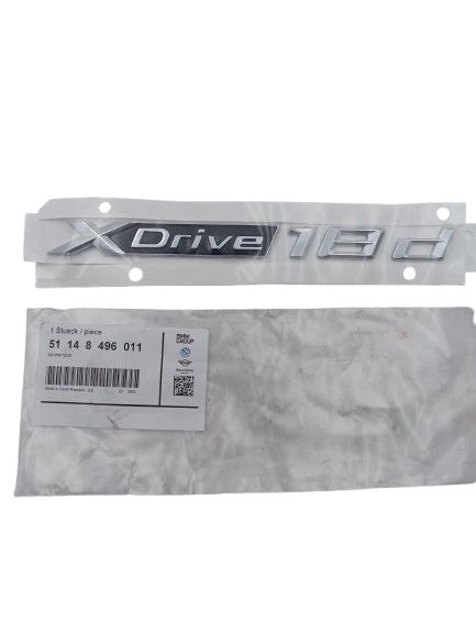 BMW X1 F48/F48 LCI xDrive 18d Badge OEM 51148496011
