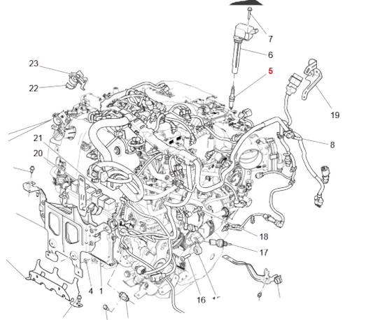 Maserati Spark Plug OEM 675000934